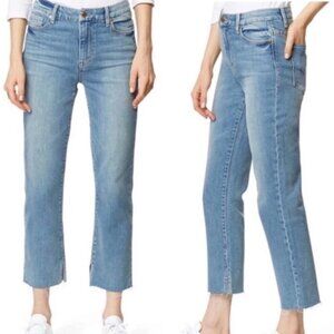 Habitual Pace High Rise Slim Straight Leg Jeans 14 W Slit Hem Coastal Cowgirl
